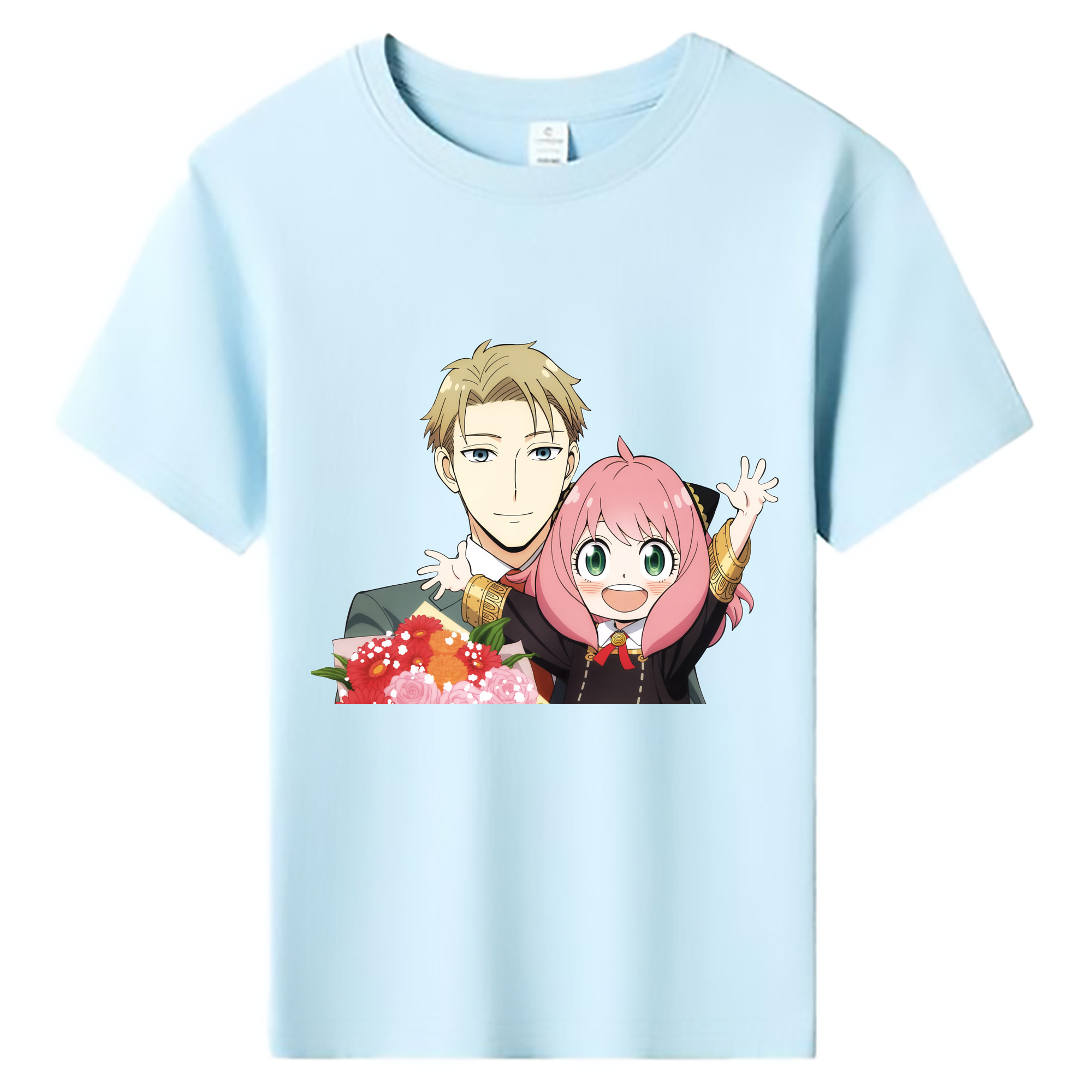 （画像用） SPY×FAMILY间谍家家酒 綿100％キッズTシャツ（フロントプリント）